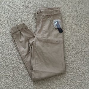 Tan Jogger Pants